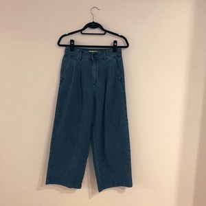 Madewell Pleated Crops